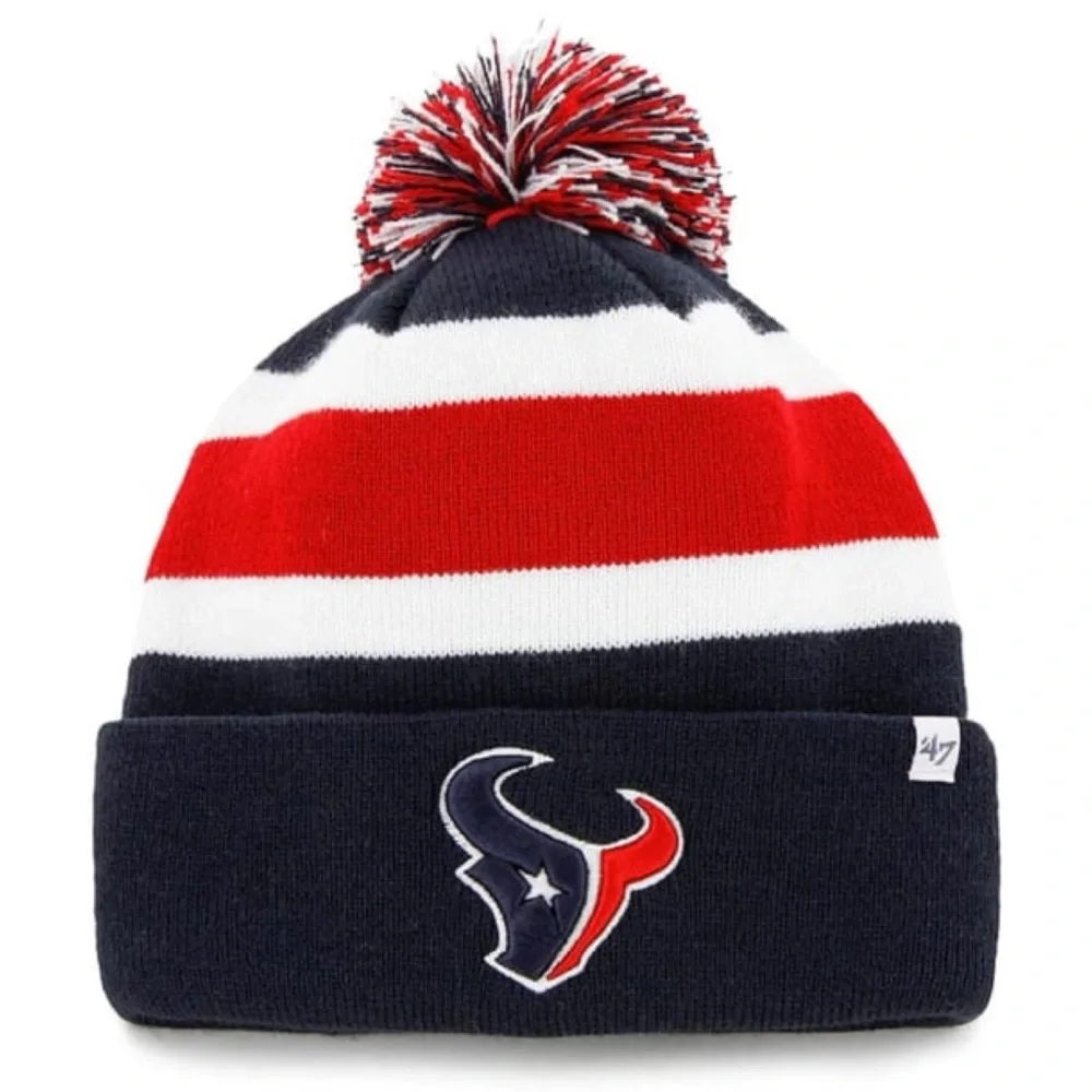 NWT Houston Texans 47 Brand Breakaway Cuff Knit Hat